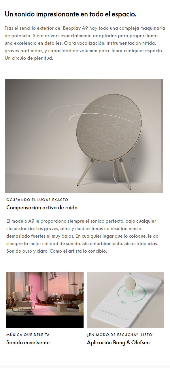 Bang and Olufsen BeoPlay A9