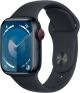 Apple Watch Series 9 GPS + CELULAR 45mm Midnight Aluminum Case Midnight Sport Band Size: Medium/Large